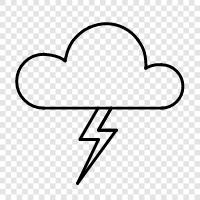 thunderstorm, rain, weather, storm icon svg