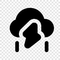 thunderstorm, tornado, heavy rain, flooding icon svg