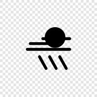 thunderstorms, rainfall, thunder, rainbows icon svg