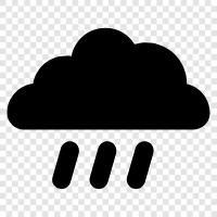 thunderstorms, heavy, wet, humidity icon svg