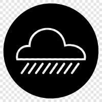 thunderstorms, weather, precipitation, skies icon svg