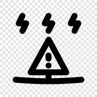 thunderstorms, storm, weather, precipitation icon svg