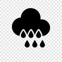 thunderstorms, heavy rain, light rain, precipitation icon svg