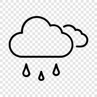 thunderstorms, rainfall, thunder, lightning icon svg