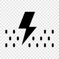 thunderstorms, rain, lightning, severe weather icon svg