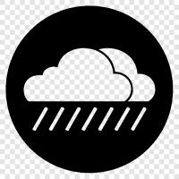 thunderstorms, weather, atmosphere, natural disaster icon svg