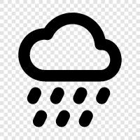 thunderstorms, rain, heavy, flooding icon svg