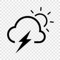 thunderstorms, weather, forecasts, storms icon svg