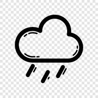 thunderstorms, weather, precipitation, Nature icon svg