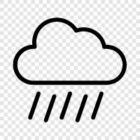 thunderstorms, rainfall, spring, summer icon svg