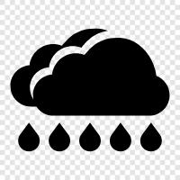 thunderstorms, rain, forecast, precipitation icon svg