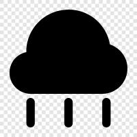 thunderstorms, rainbows, precipitation, weather icon svg