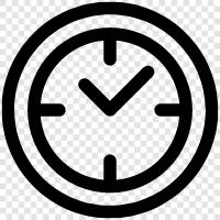 ticking, time, minute, hour icon svg