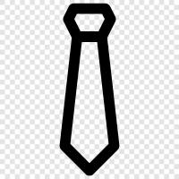 tie, knot, bow, tie clip icon svg