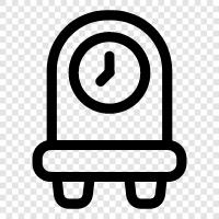 time, time zone, alarm, clock radio icon svg