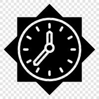 Zeit, digitale, digitale Uhr, Wecker symbol