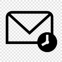 time, Email time icon svg