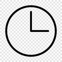 time, alarm, time zone, digital clock icon svg