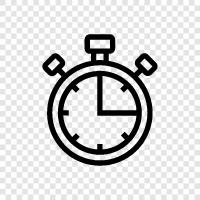 time, deadline, time pressure, stress icon svg