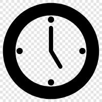 time, watch, timepiece, alarm clock icon svg