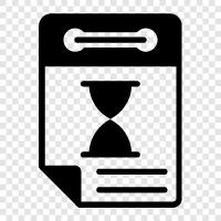 time, hourglass, sandglass, hour icon svg