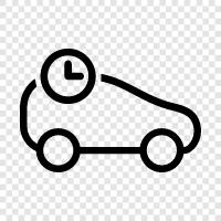 time, driving, transportation, commuting icon svg