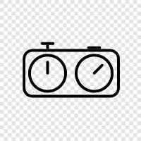 time, wall timer, digital timer, kitchen timer icon svg