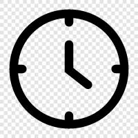 time, time zone, digital clock, alarm clock icon svg
