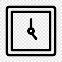 time, timer, analog, digital icon svg