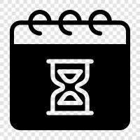 time, schedule, pressure, stress icon svg