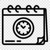 time, alarm, digital, analog icon svg