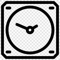 Zeit, Alarm, Timer, Digital symbol