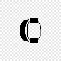 time, watch band, watch box, watch face icon svg