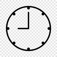 time, alarm, digital, analog icon svg