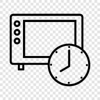 time, watch, digital, analog icon svg