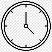 time, alarm, watch, digital icon svg