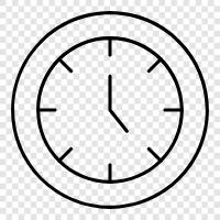 time, round, hands, face icon svg