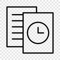 time, date, day, week icon svg