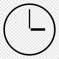 time, watch, alarm, digital icon svg