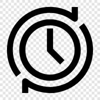 time, watch, alarm, digital icon svg