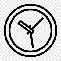 time, time zones, digital clock, analog clock icon svg