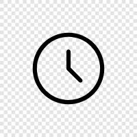 time, digital, analog, clock icon svg