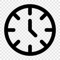 Zeit, Uhr, Armbanduhr, analog symbol