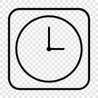 time, clock, digital clock, analog clock icon svg