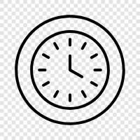 time, alarm, digital, analog icon svg