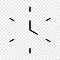 time, alarm, digital, wall icon svg