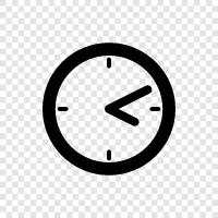 time, watch, analog, digital icon svg