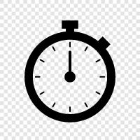 time, timer, timing, stopwatch app icon svg