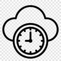 time, time zone, alarm, digital clock icon svg