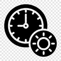 time, date, time zone, alarm icon svg